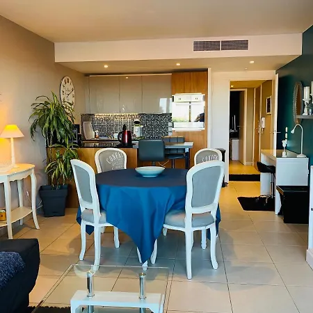 Luxury Flat Panoramic View - Swimming Pool - Parking - Terrace Apartmán Nice
