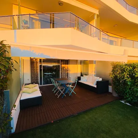 Luxury Flat Panoramic View - Swimming Pool - Parking - Terrace Apartmán Nice